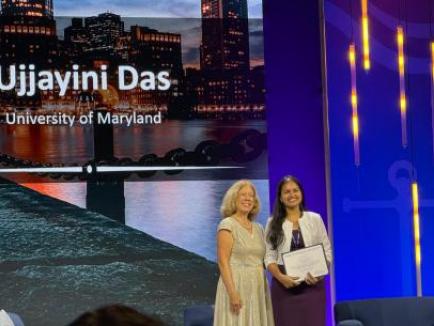 2026 ASA President  Jeri Mulrow awards JPSM PhD student Ujjayini Das the ASA 2026 Edward C. Bryant Scholarship